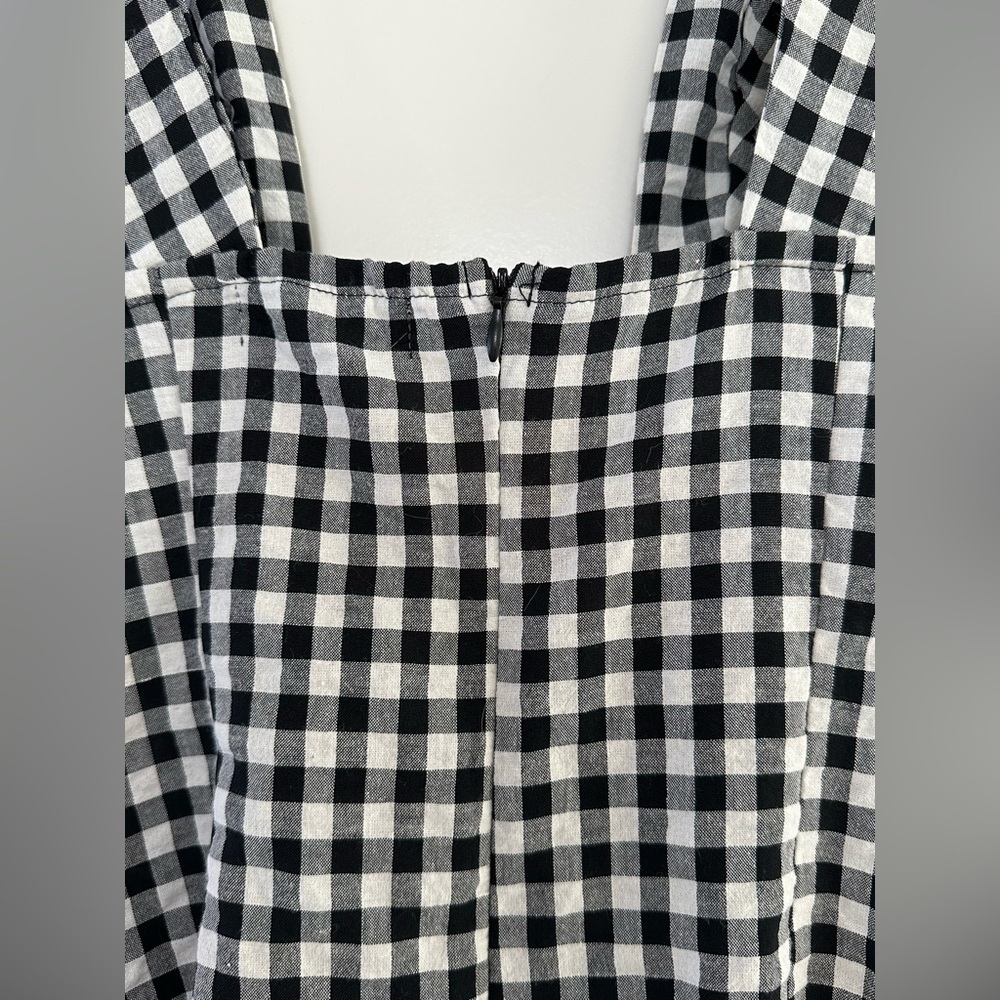 BNWT Papillon B&W Gingham Dress, size medium. - Picture 8 of 8